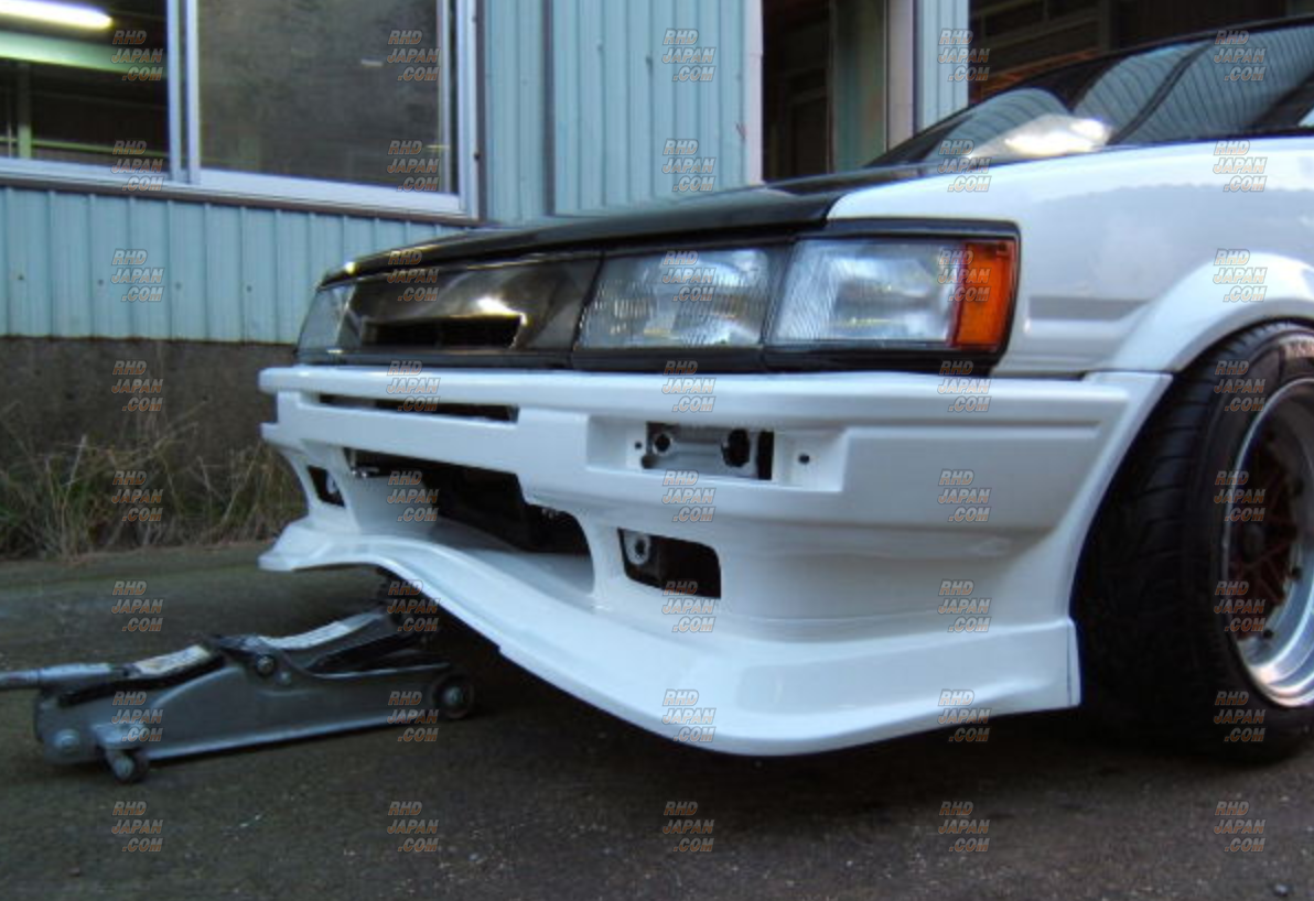リウ J-Blood Front Lip Spoiler Type-2 Soft FRP - AE86 Levin Zenki